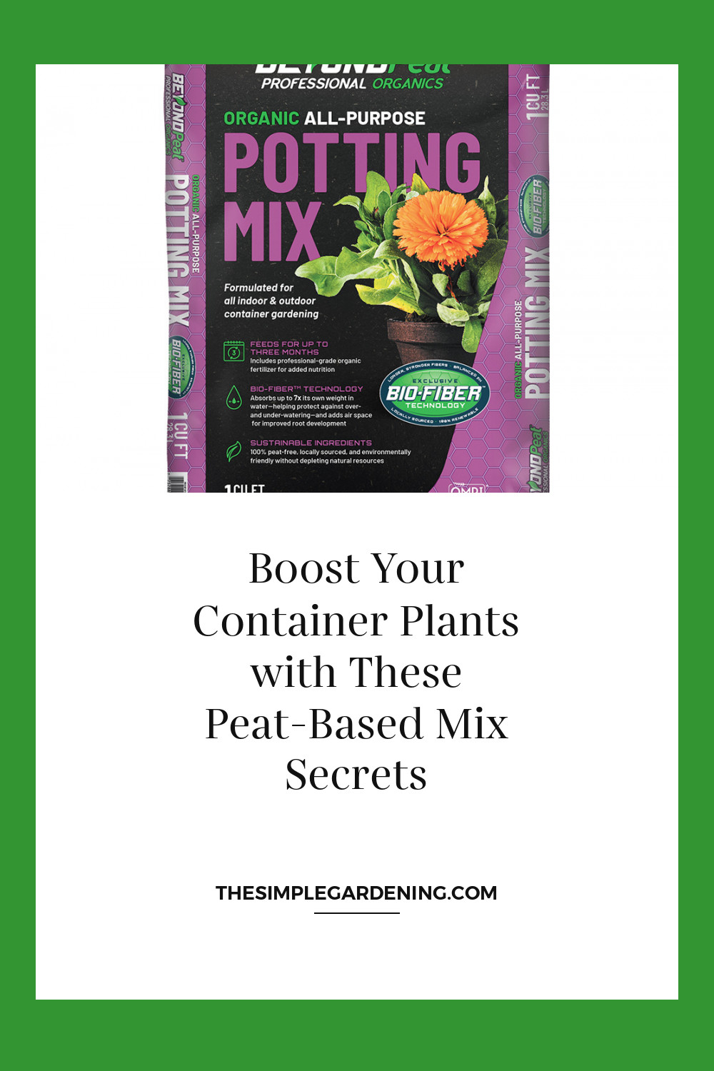 Boost Your Container Plants with These Peat-Based Mix Secrets